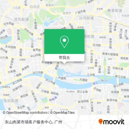 东山肉菜市场客户服务中心地图