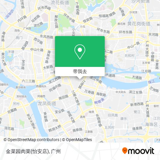 金菜园肉菜(怡安店)地图