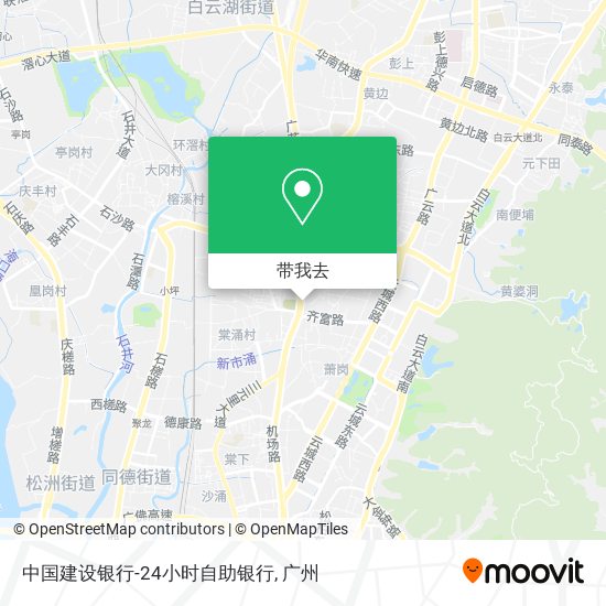 中国建设银行-24小时自助银行地图