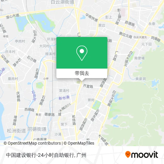 中国建设银行-24小时自助银行地图