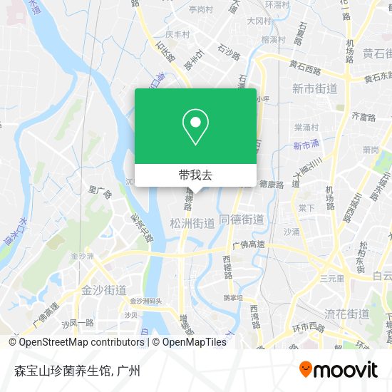 森宝山珍菌养生馆地图