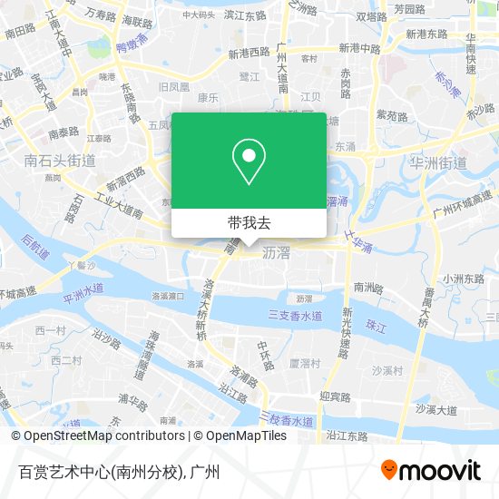 百赏艺术中心(南州分校)地图