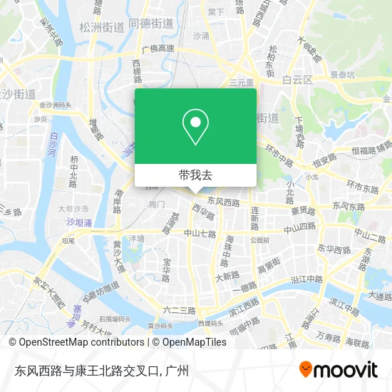 东风西路与康王北路交叉口地图