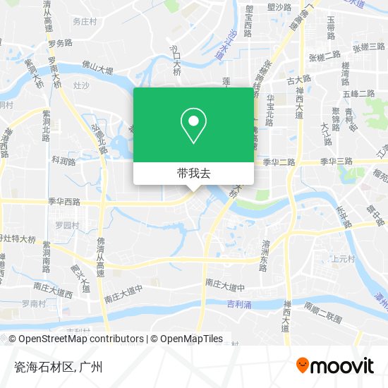 瓷海石材区地图