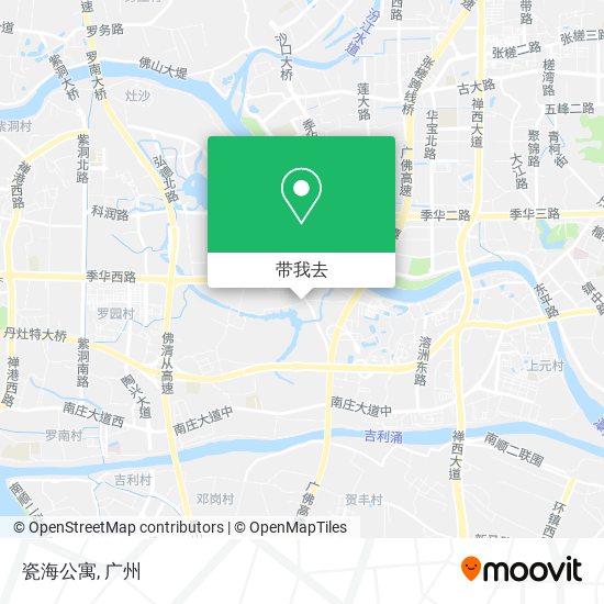 瓷海公寓地图