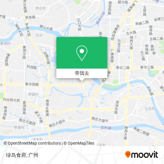绿岛食府地图