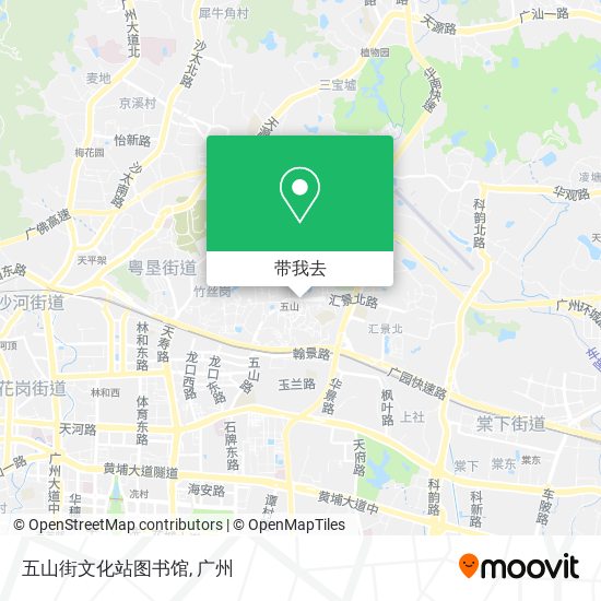 五山街文化站图书馆地图