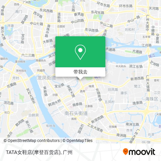 TATA女鞋店(摩登百货店)地图