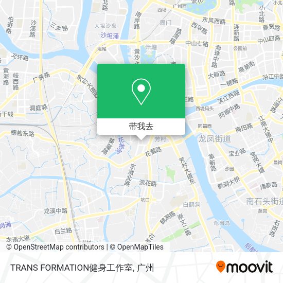TRANS FORMATION健身工作室地图