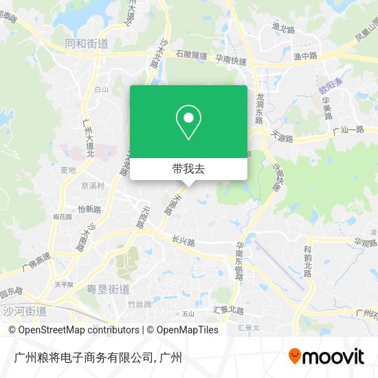 广州粮将电子商务有限公司地图