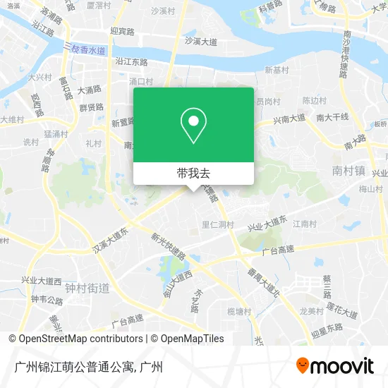 广州锦江萌公普通公寓地图