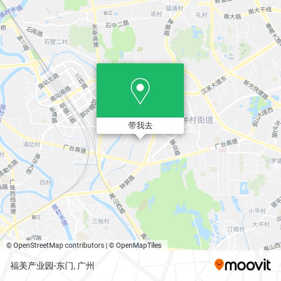 福美产业园-东门地图