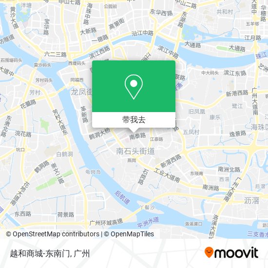 越和商城-东南门地图