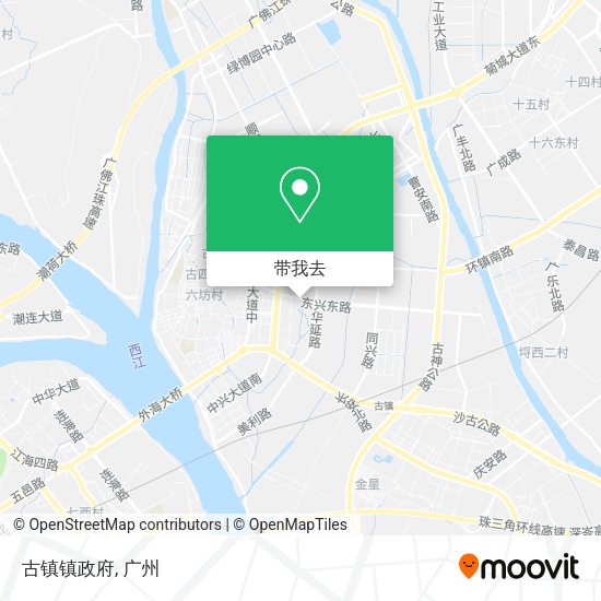 古镇镇政府地图
