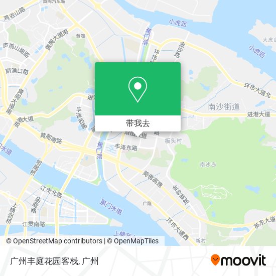 广州丰庭花园客栈地图