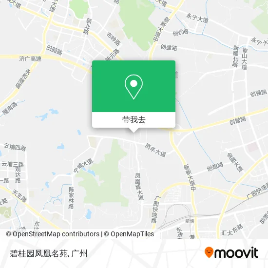 碧桂园凤凰名苑地图