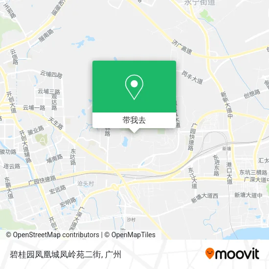 碧桂园凤凰城凤岭苑二街地图