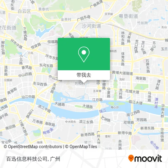 百迅信息科技公司地图