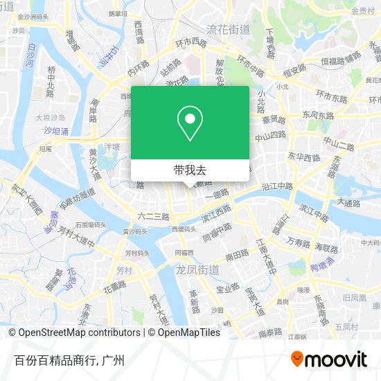 百份百精品商行地图