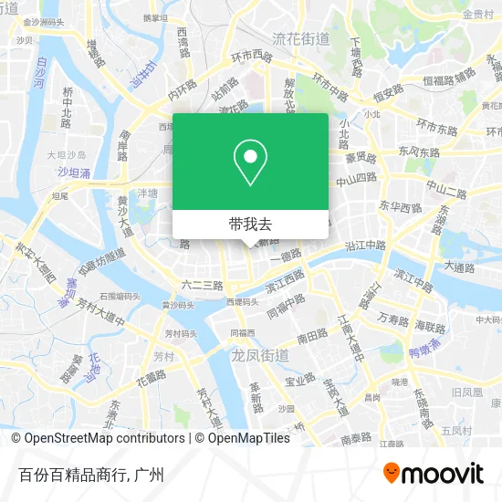 百份百精品商行地图