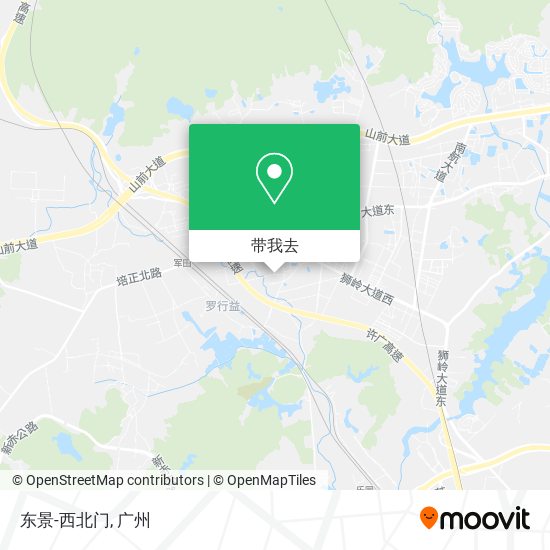 东景-西北门地图