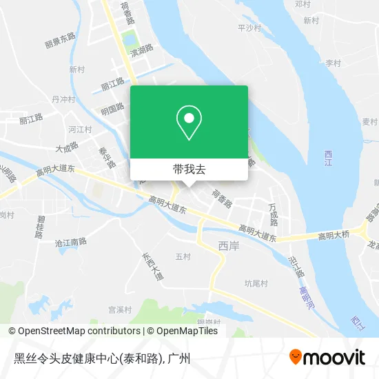 黑丝令头皮健康中心(泰和路)地图