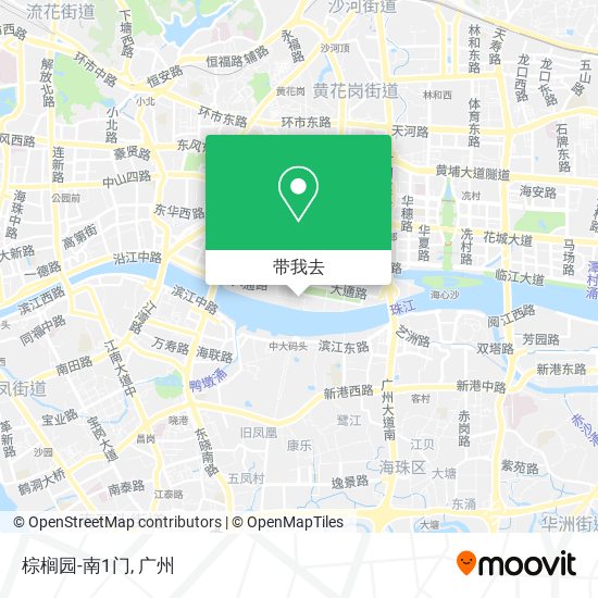 棕榈园-南1门地图