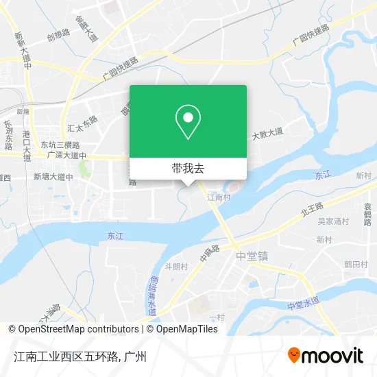 江南工业西区五环路地图