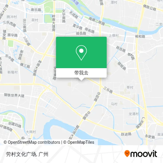 劳村文化广场地图