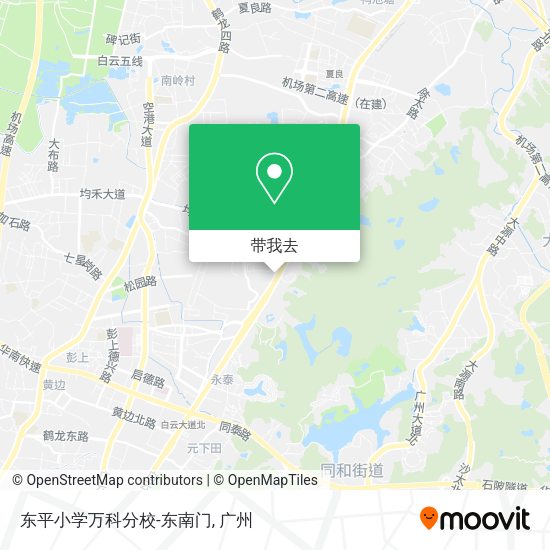 东平小学万科分校-东南门地图