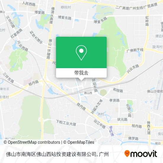佛山市南海区佛山西站投资建设有限公司地图