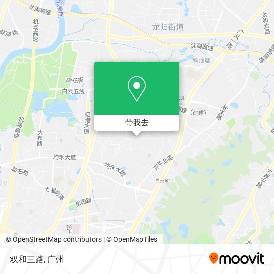 双和三路地图