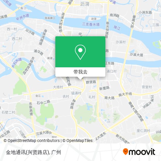 金地通讯(兴贤路店)地图