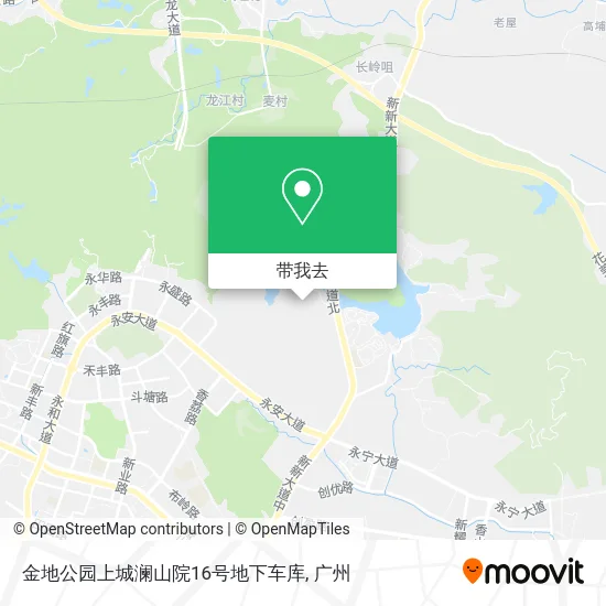 金地公园上城澜山院16号地下车库地图