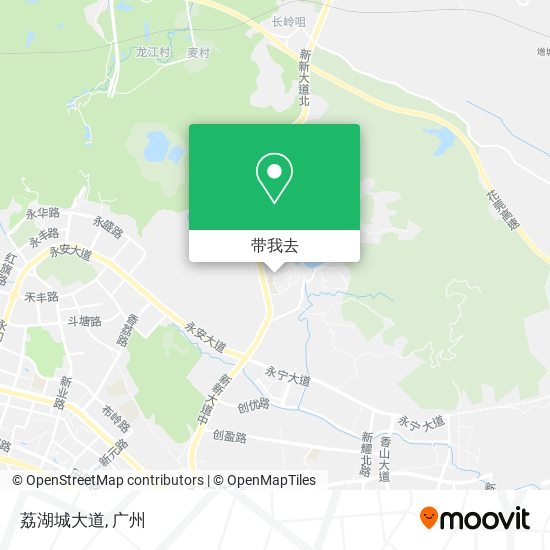 荔湖城大道地图