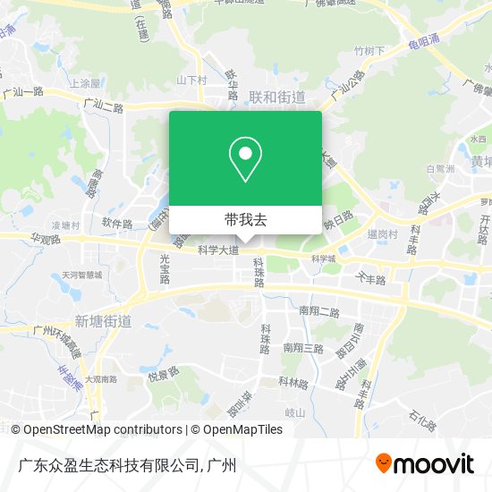 广东众盈生态科技有限公司地图