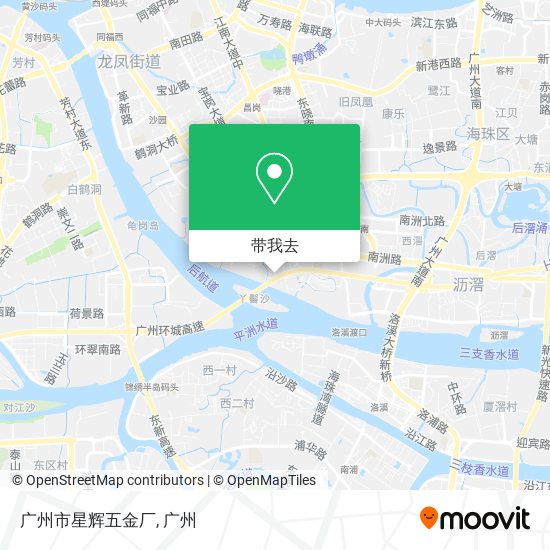 广州市星辉五金厂地图