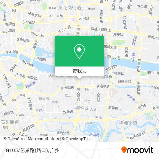 G105/艺景路(路口)地图