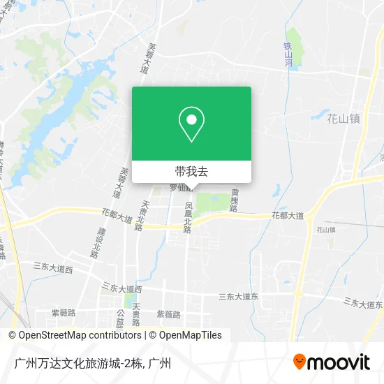 广州万达文化旅游城-2栋地图
