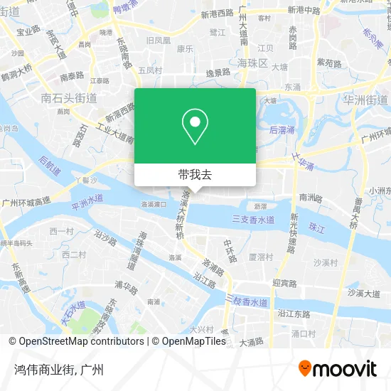 鸿伟商业街地图