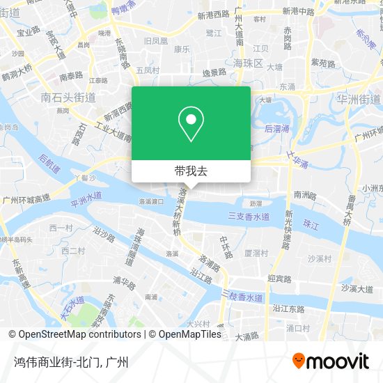 鸿伟商业街-北门地图