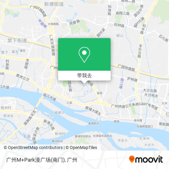 广州M+Park漫广场(南门)地图