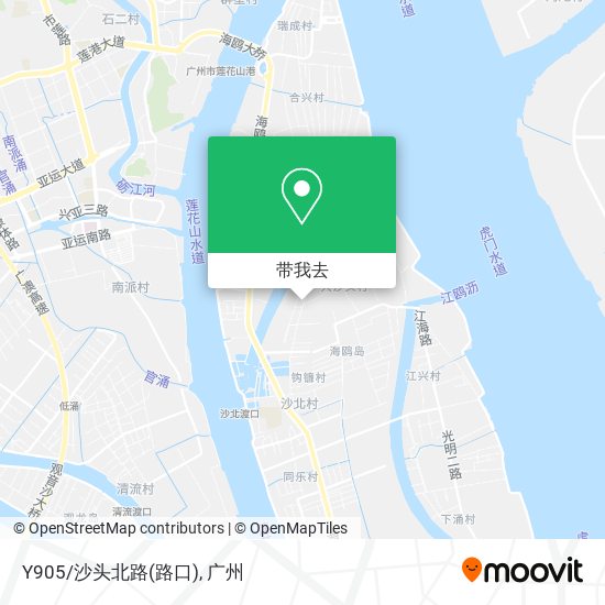 Y905/沙头北路(路口)地图