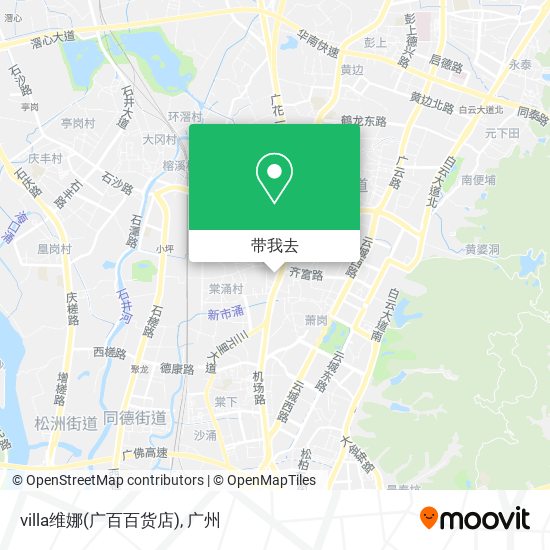 villa维娜(广百百货店)地图
