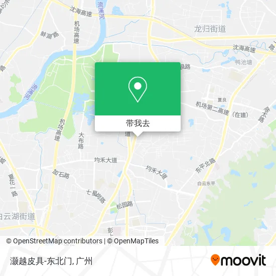 灏越皮具-东北门地图