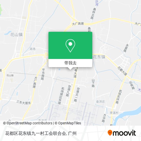 花都区花东镇九一村工会联合会地图