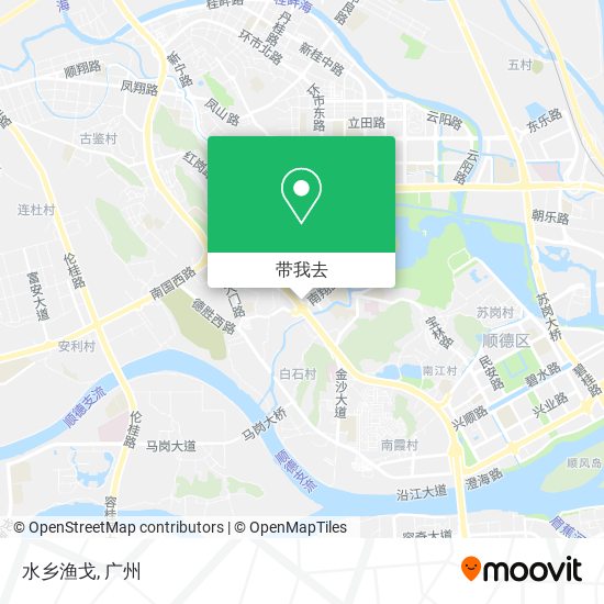 水乡渔戈地图