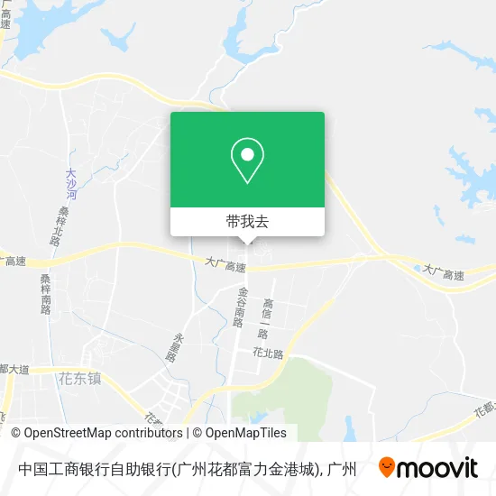 中国工商银行自助银行(广州花都富力金港城)地图