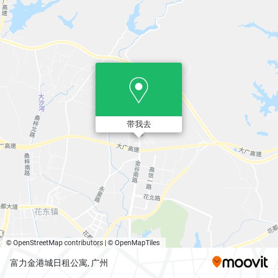 富力金港城日租公寓地图