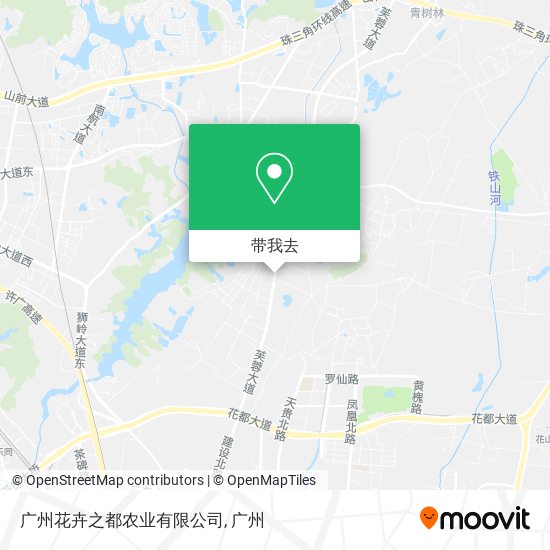 广州花卉之都农业有限公司地图